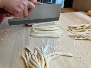 cut the dough